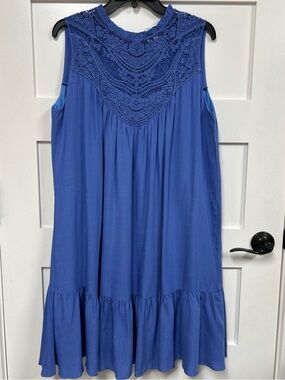 DAVI & DANI - Women’s Blue  Dress - S